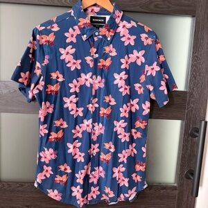 Bonobos Riviera short sleeve button-down floral print pattern medium slim fit